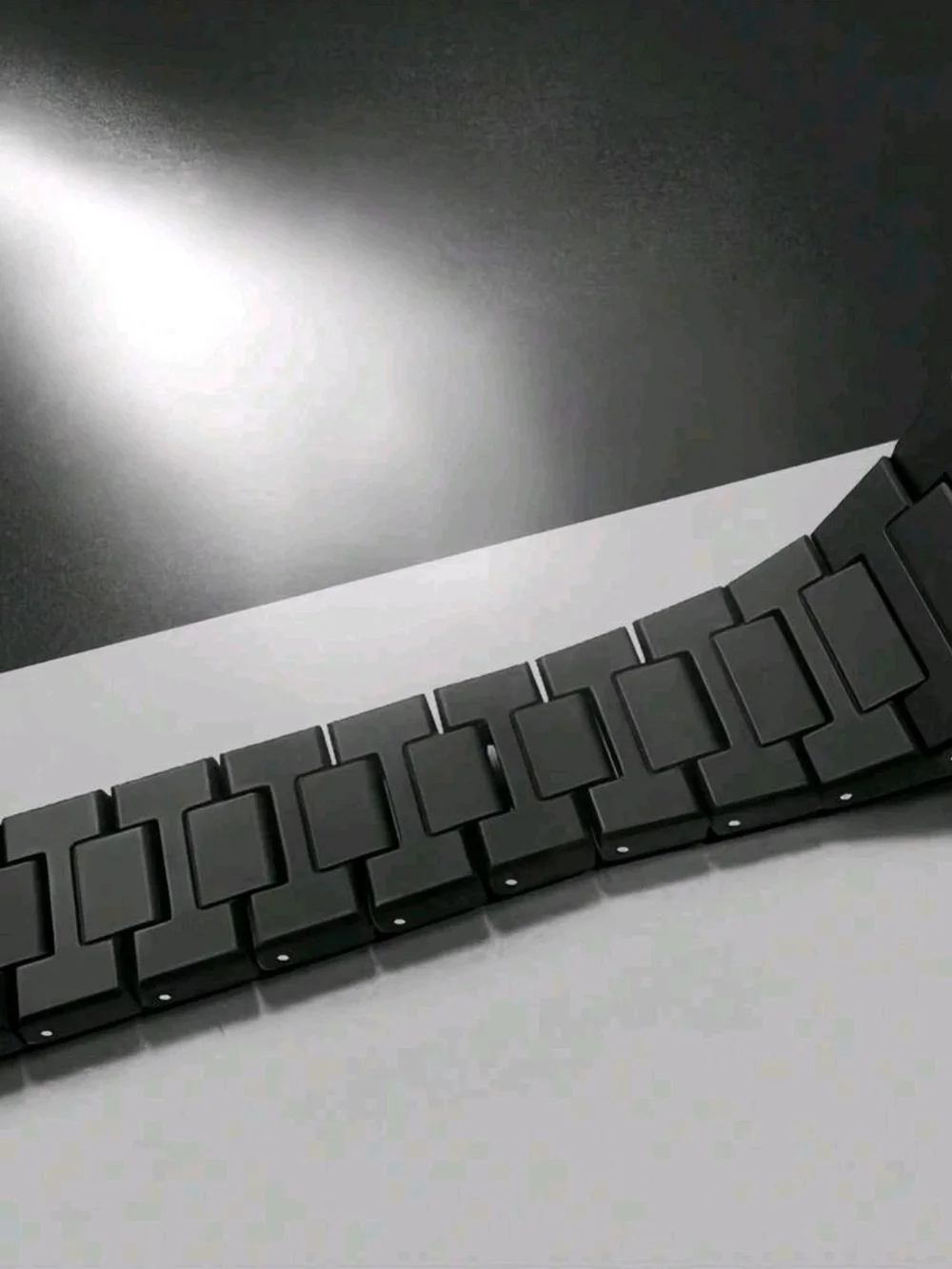 Men's Black Stainless Steel Dress Watch - Minimalist Design